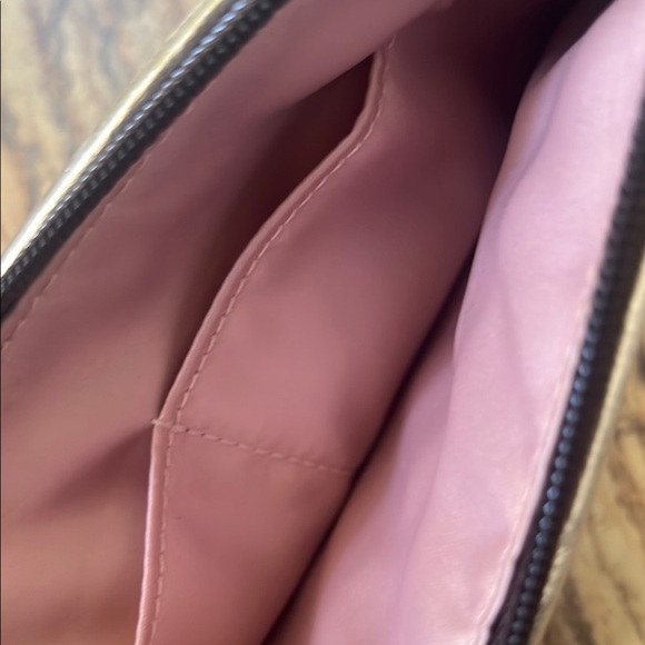 Coach Brown and Gold Clutch Wristlet - Picture 3 of 6